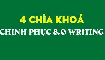 IELTS Writing: 4 Chìa khoá thành công chinh phục 8.0 Writing