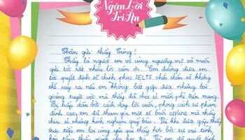 Nguyễn Thị Dung - F79 - Thầy là người em vô cùng ngưỡng mộ và muốn gửi tới rất nhiều lời cảm ơn