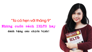 Tặng sách IELTS suốt tháng 9/2017