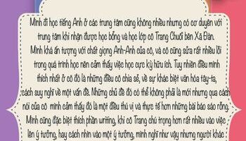 Phạm Thị Tâm - A145 - Cô Trang Chuối là một trong những giáo viên mà mình yêu thích nhất ^^