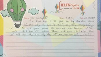 F193: Qua khoá học hai tháng, từ không biết gì về IELTS thì bây giờ đã nắm được kiến thức nền tảng