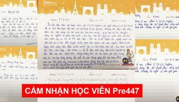 Cảm ơn trung tâm, cô giáo đã mang đến môi trường học tập tốt và thú vị, em nhất định sẽ đăng ký thêm khóa sau
