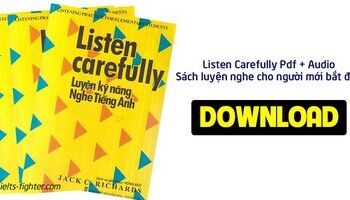 Download Listen Carefully PDF + Audio – sách luyện nghe cho người mới bắt đầu
