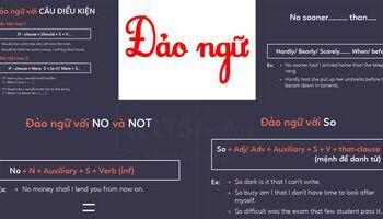 Câu đảo ngữ trong tiếng Anh - Bài tập có đáp án chi tiết
