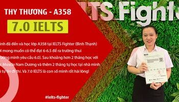 Cán mốc 7.0 IELTS chỉ sau một khóa học, Thy Thương tự tin tốt nghiệp đúng hạn