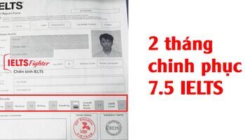 Cậu học trò THPT Phú Xuyên A và bước tiến 7.5 IELTS 