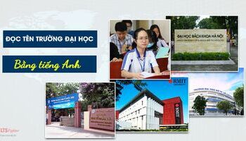 70+ tên các trường đại học bằng tiếng Anh