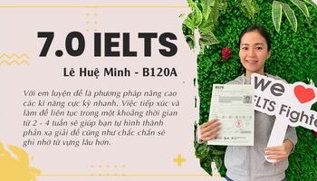 Lê Huệ Minh – Bí quyết đạt điểm cao là giải đề thật nhiều