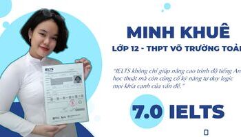 Cán đích 7.0 IELTS, nữ sinh 12 được miễn thi THPT Quốc gia