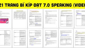 Hướng dẫn tự học IELTS Speaking từ 0 đến 7.0+ cho người mới bắt đầu