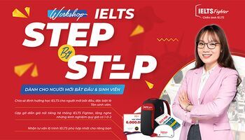 Chuỗi Workshop tháng 11: “IELTS Step by Step” dành cho người mới bắt đầu và sinh viên Hồ Chí Minh 