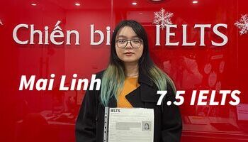 Từng bước mình chinh phục 7.5 IELTS với sự đồng hành của IELTS Fighter