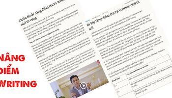 Nâng cao điểm IELTS Writing nhờ từ vựng và từ nối