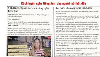 Cách luyện nghe tiếng Anh cho người mới bắt đầu