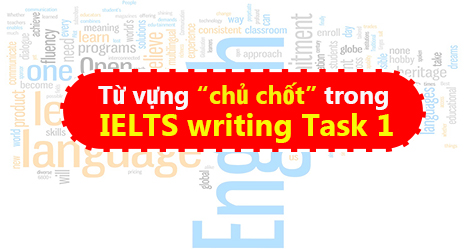 Các từ vựng “chủ chốt” trong IELTS writing task 1