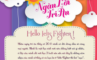 Bài dự thi học bạn Trần Yến - Học viên lớp A80 "Hello IELTS Fighter"