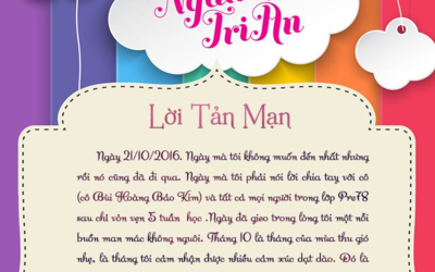 Nguyễn Hưng  - Pre 78 - Cám ơn cô, người đã cho em thấy sự màu nhiệm của tiếng Anh trọng mỗi lời giảng