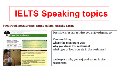 20 TOPICS HAY GẶP NHẤT TRONG IELTS SPEAKING PART 2