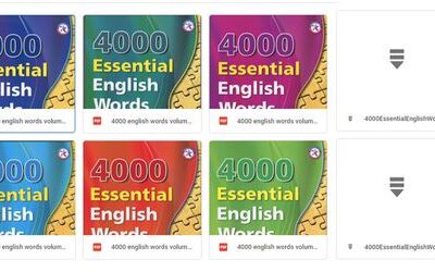 4000 từ vựng thường dùng trong tiếng Anh - 4000 Essential English Words (full 6 tập)