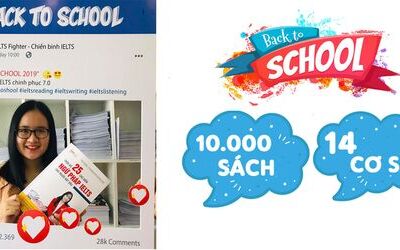 Back to School 2019 - Tặng 10.000 sách tại 14 cơ sở chào năm học mới