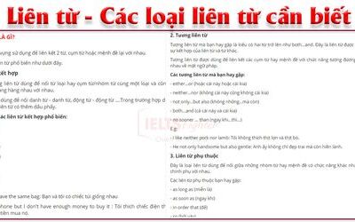 Liên từ trong tiếng Anh: Lý thuyết + bài tập có đáp án