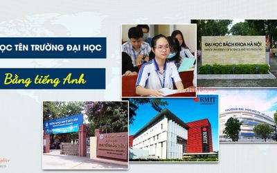 70+ tên các trường đại học bằng tiếng Anh