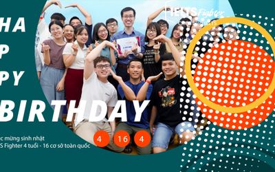 Mừng sinh nhật IELTS Fighter 4 tuổi - Lời tri ân từ Trái tim