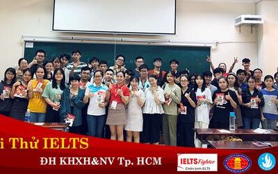 IELTS Fighter tổ chức thành công thi thử IELTS cho Sinh viên ĐH Khoa học xã hội & Nhân văn Tp. HCM