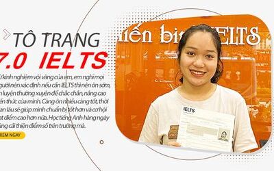 Bước tiến 4.5 lên 7.0 của học trò lớp 12 Hương Trang