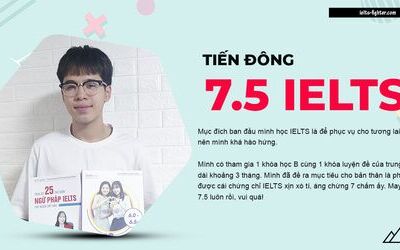 Đề ra mục tiêu đạt bằng IELTS 7.0 cho xịn, ai ngờ đạt luôn 7.5
