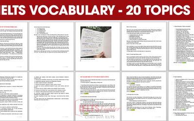 IELTS Vocabulary – Từ vựng IELTS theo topic, phương pháp và tài liệu học tốt nhất