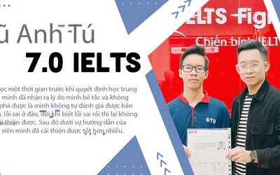 Bằng IELTS miễn thi tốt nghiệp tiếng Anh cấp 3 là mục tiêu giúp Tú đạt 7.0