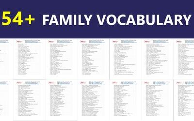 Từ vựng tiếng Anh về gia đình (Family Vocabulary)