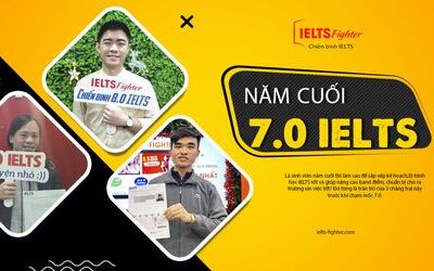 Sinh viên năm cuối học IELTS 7.0 như thế nào?