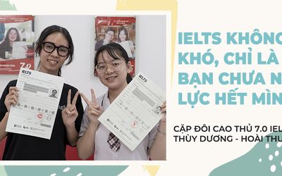IELTS không khó, chỉ là bạn chưa nổ lực hết mình thôi