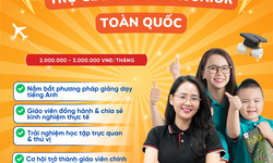 Trợ Giảng Tiếng Anh Ms Hoa Junior Part-Time Thu Nhập 1-3M/Tháng