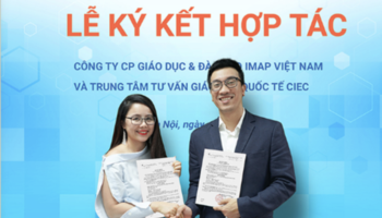 [Vnexpress] - IMAP hợp tác tư vấn du học với trung tâm thuộc Bộ Giáo dục