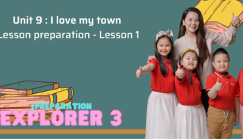 Lesson preparation - Unit 9 : I love my town - Lesson 1