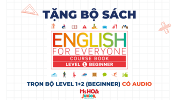 Bộ sách English For Everyone - Beginner Level 1 và 2 (Sách học và bài tập)