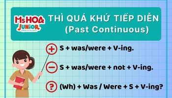 Thì quá khứ tiếp diễn (Past Continuous) - Cấu trúc, cách dùng, dấu hiệu nhận biết