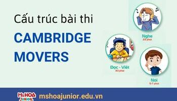Cấu trúc đề thi Cambridge Movers A1 chi tiết nhất [Upadate liên tục]