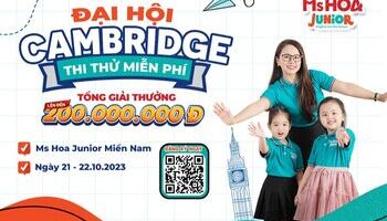 [MIỀN NAM] ĐẠI HỘI CAMBRIDGE – THI THỬ CHUẨN NHƯ THI THẬT CHO BÉ