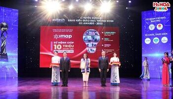 Ms Hoa Junior cùng IMAP vinh dự nhận giải thưởng “Sáng kiến giáo dục thông minh - SEI Awards” 2023