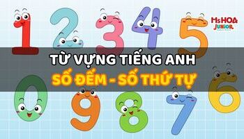 Từ vựng tiếng Anh chủ đề Số Đếm - Số thứ tự (Numbers)