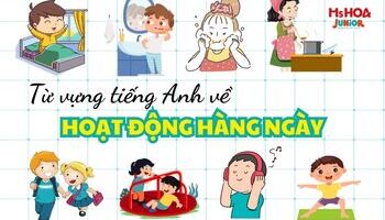 Trọn bộ Từ Vựng Tiếng Anh về các Hoạt Động Hàng Ngày
