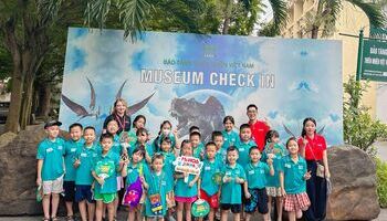 Một buổi trải nghiệm thú vị của các bạn học viên Ms Hoa Junior Long Biên tại bảo tàng thiên nhiên Việt Nam
