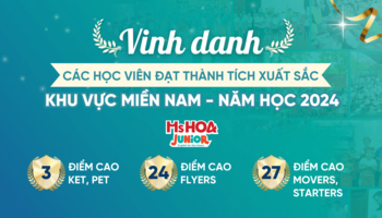 Vinh danh học viên Ms Hoa Junior đạt thành tích xuất sắc năm 2024 - Khu vực Miền Nam