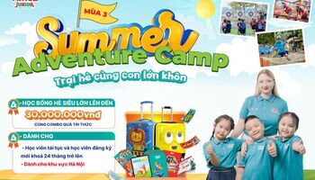 Rộn ràng trại hè tiếng Anh lớn nhất Miền Bắc của Ms Hoa Junior - Summer Adventure Camp 2025