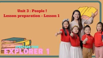 Lesson preparation - Unit 3 : People - Lesson 1