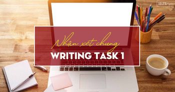 Unit 5 - Writing task 1 - Câu nhận xét chung trong Task 1